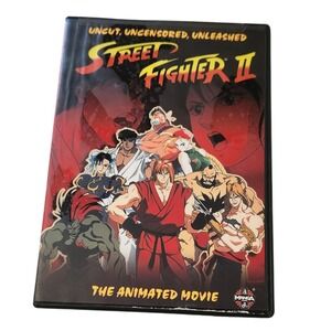 Street Fighter II The Animated Movie Uncut Uncensored Unleashed DVD Manga Ent